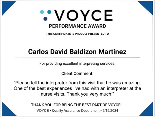 VOYCE Recognition 4